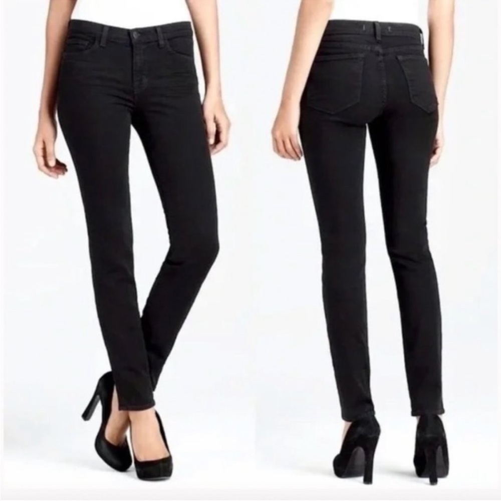 J Brand Skinny Leg Jeans in Shadow black sz 27